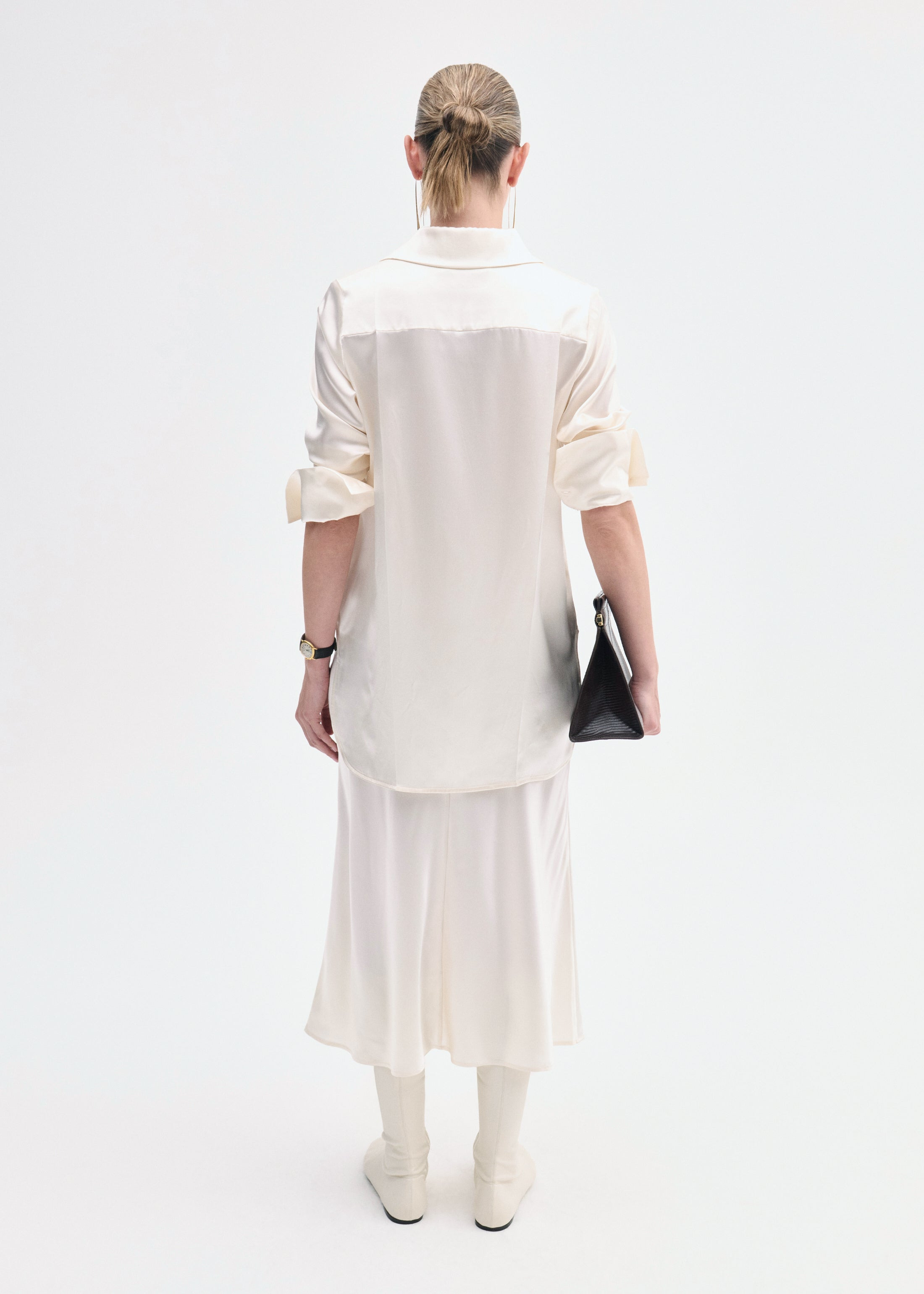 Button Down Shirt in Silk - 5