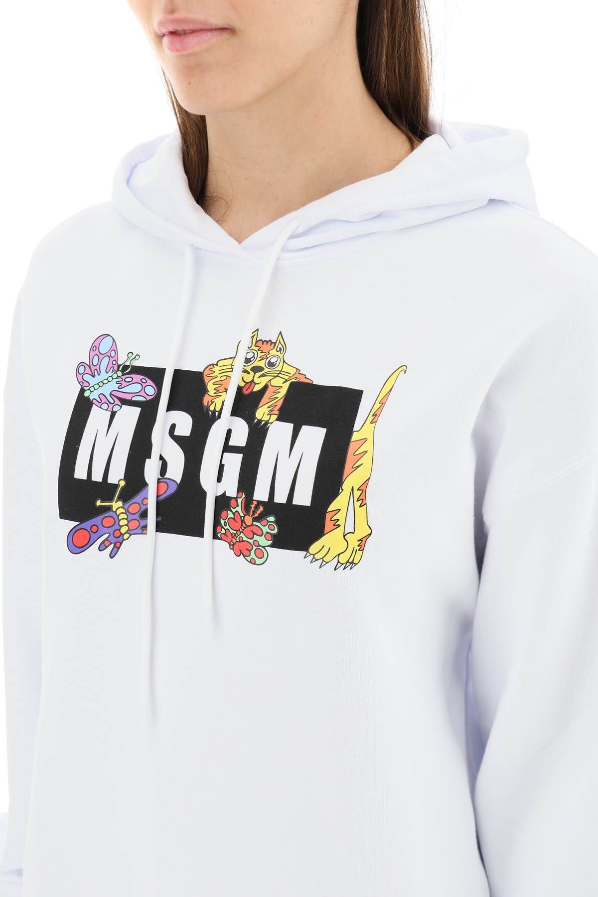 FUNNY TIGER LOGO BOX HOODIE - 5