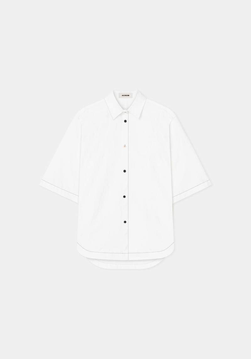 AVONLEA Short-sleeved oversized shirt 1