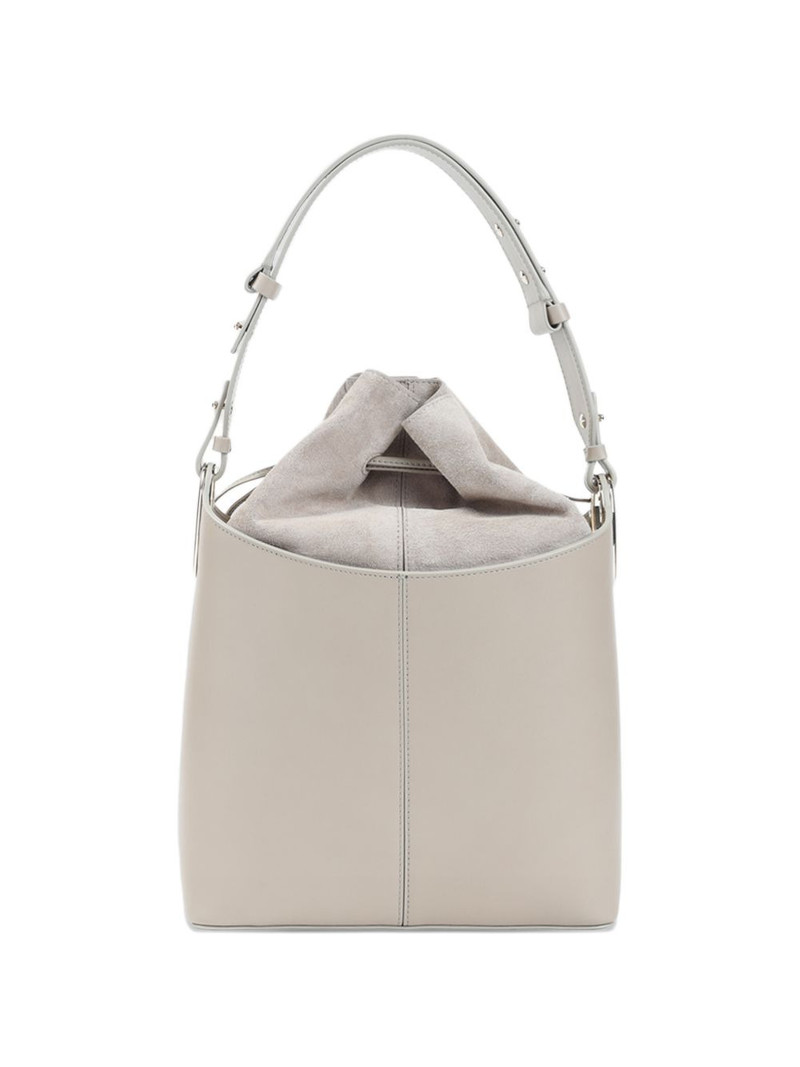 GIORGIO ARMANI logo-detail drawstring bucket bag outlook