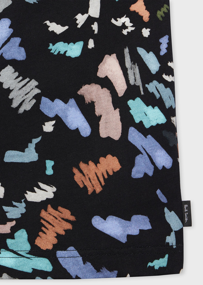 Paul Smith Black 'Doodle' Print T-Shirt outlook