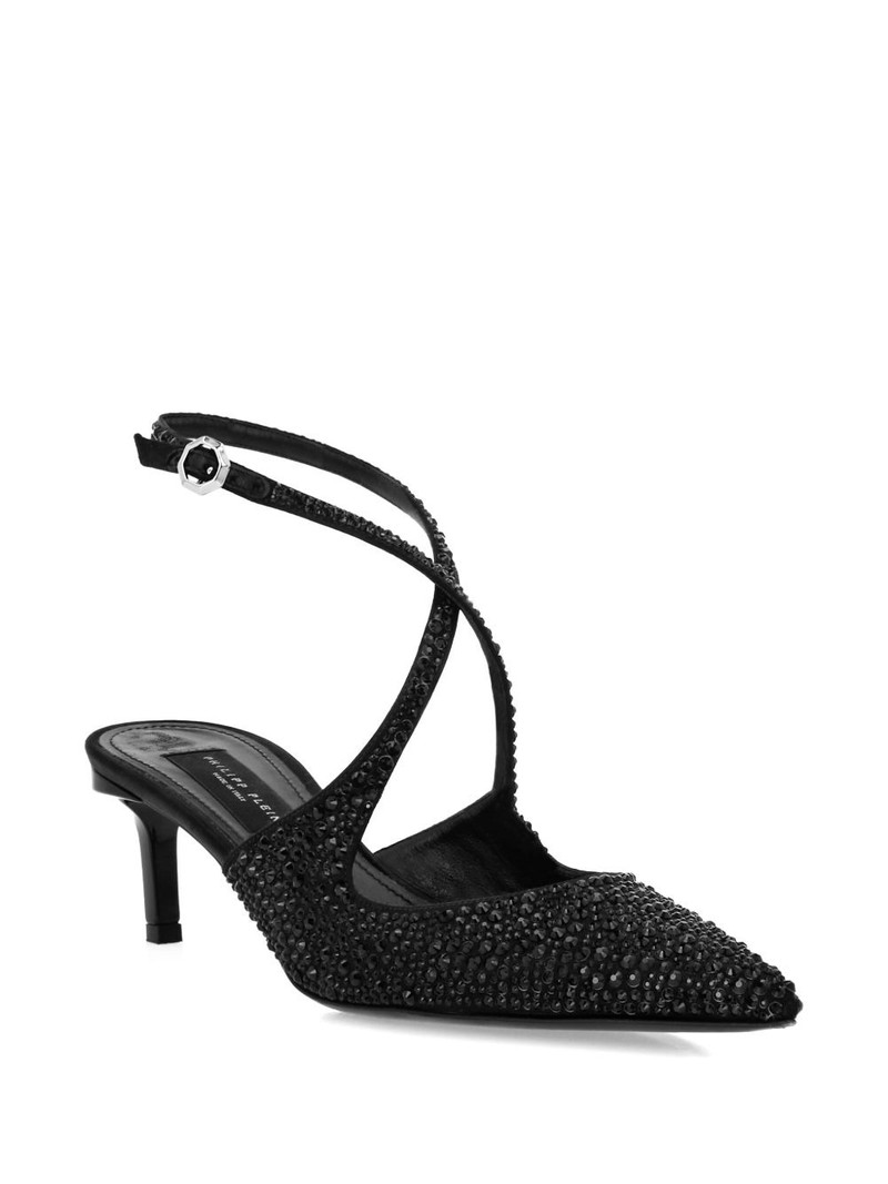 PHILIPP PLEIN 55mm Slingback Strass pumps outlook
