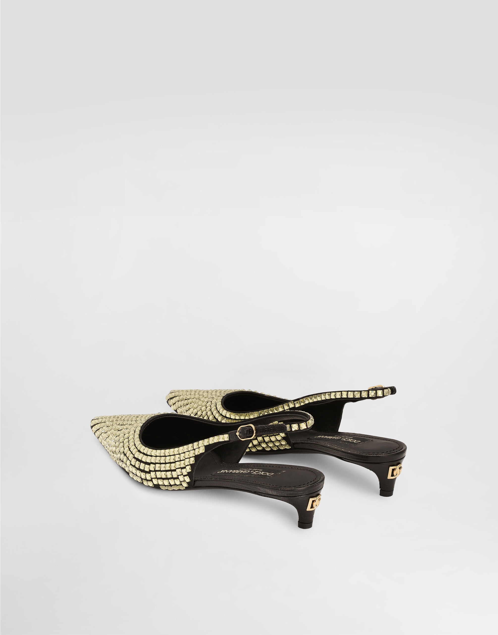 Calfskin slingbacks - 3