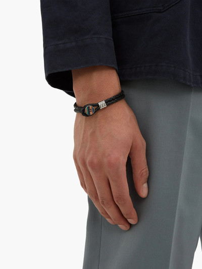 Paul Smith Woven leather bracelet outlook