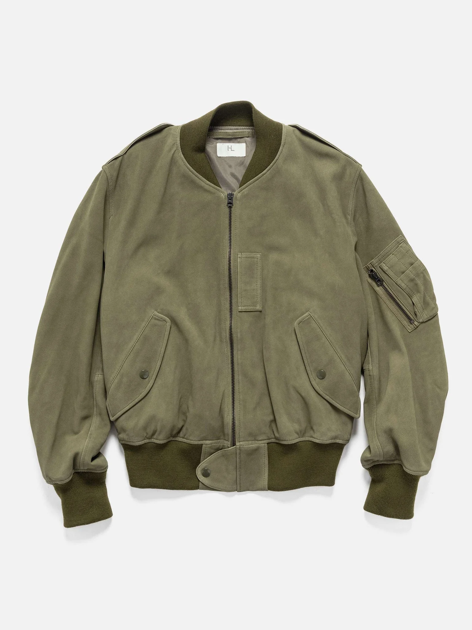 Lamb Suede L2B Olive - 1