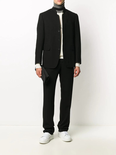 ISSEY MIYAKE straight-fit jacket outlook