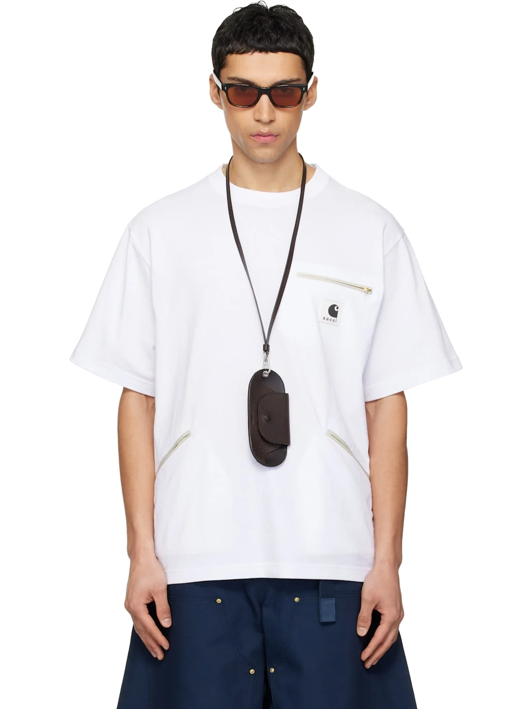 White Carhartt WIP Edition Cotton Jersey T-shirt - 1
