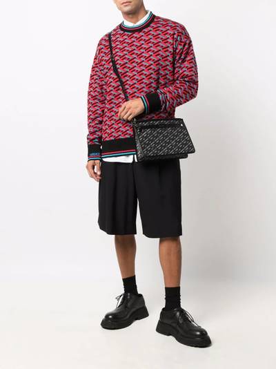 VERSACE La Greca messenger bag outlook