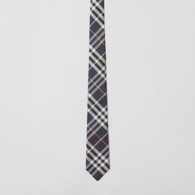 Classic Cut Vintage Check Silk Jacquard Tie 3