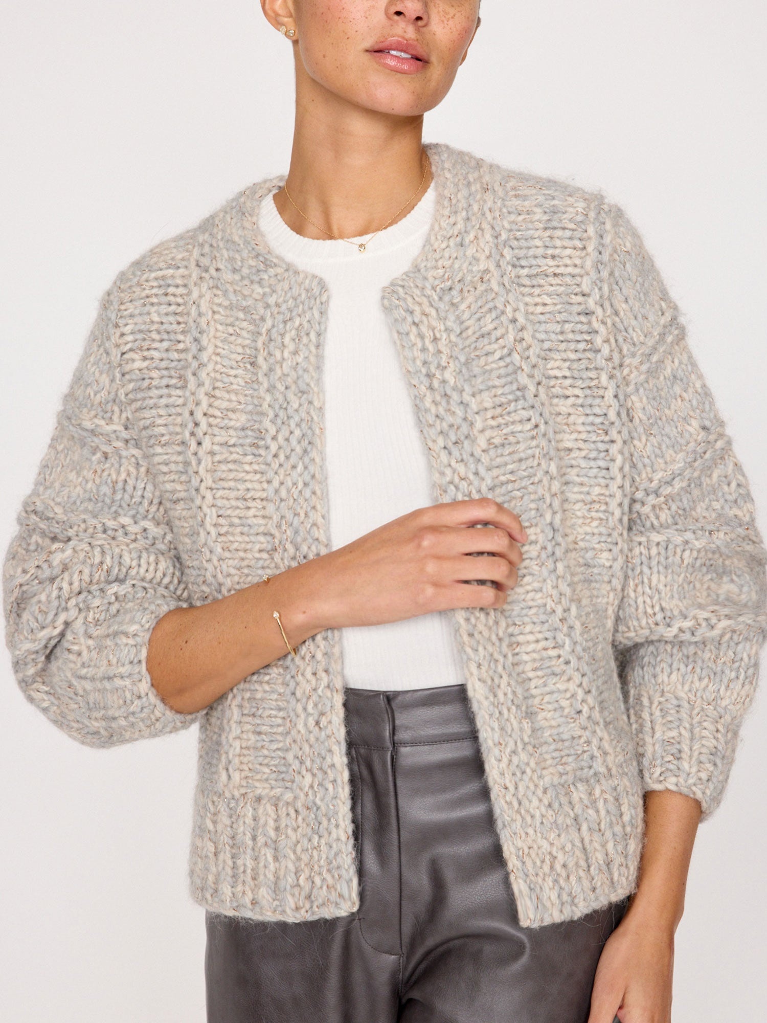 The Illia Handknit Cardigan - 3