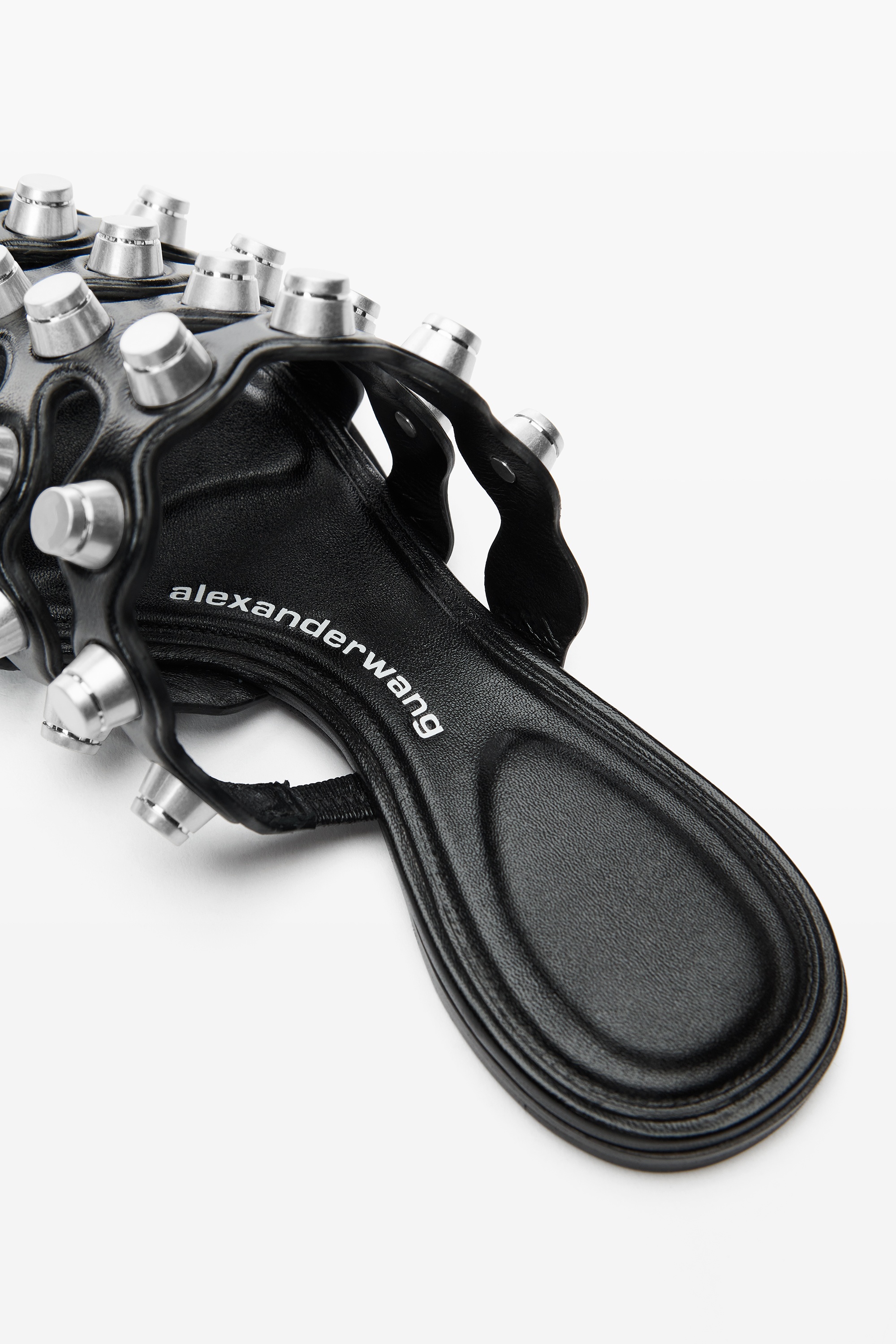 Alexander Wang Rexa Cage Slide in Leather | REVERSIBLE