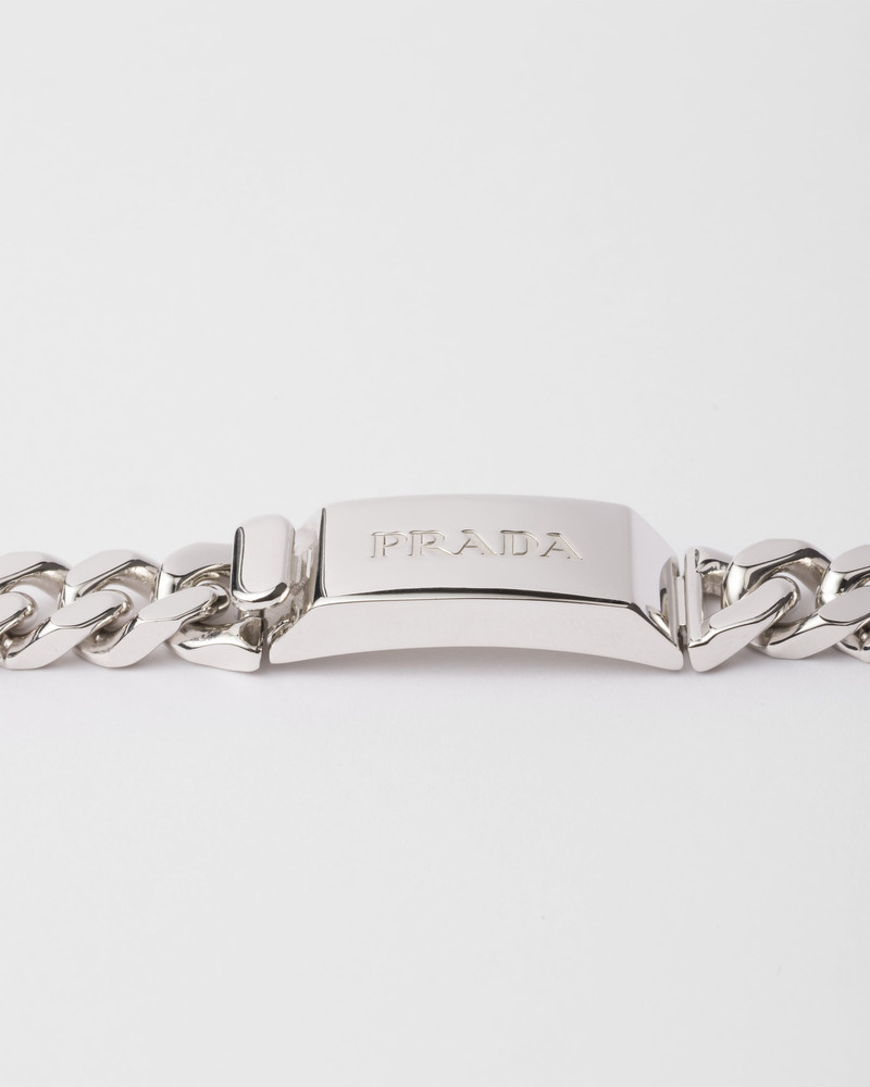 Prada Silver chain necklace outlook