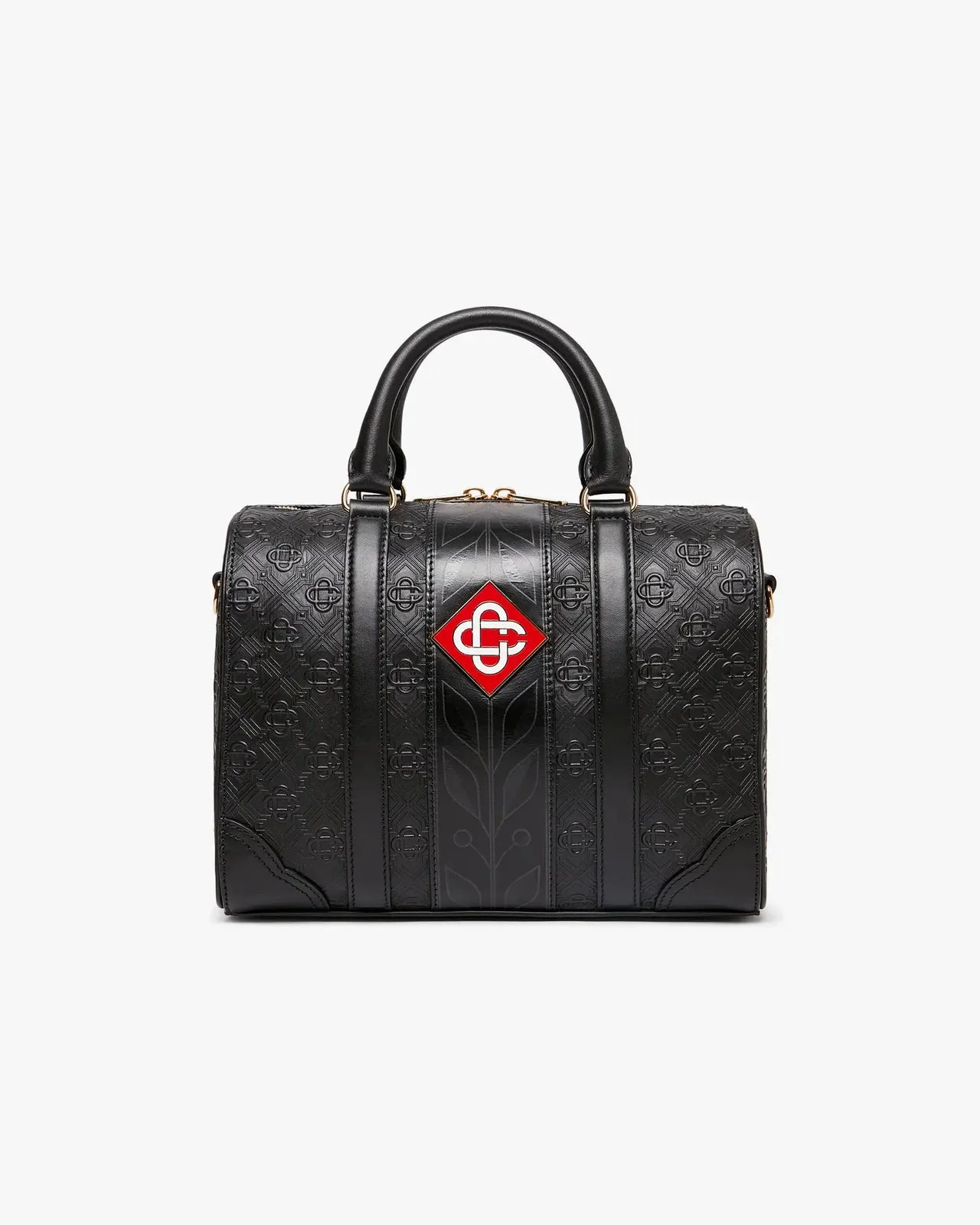 Black Mini Monogram Weekender Bag | Casablanca Paris - 1