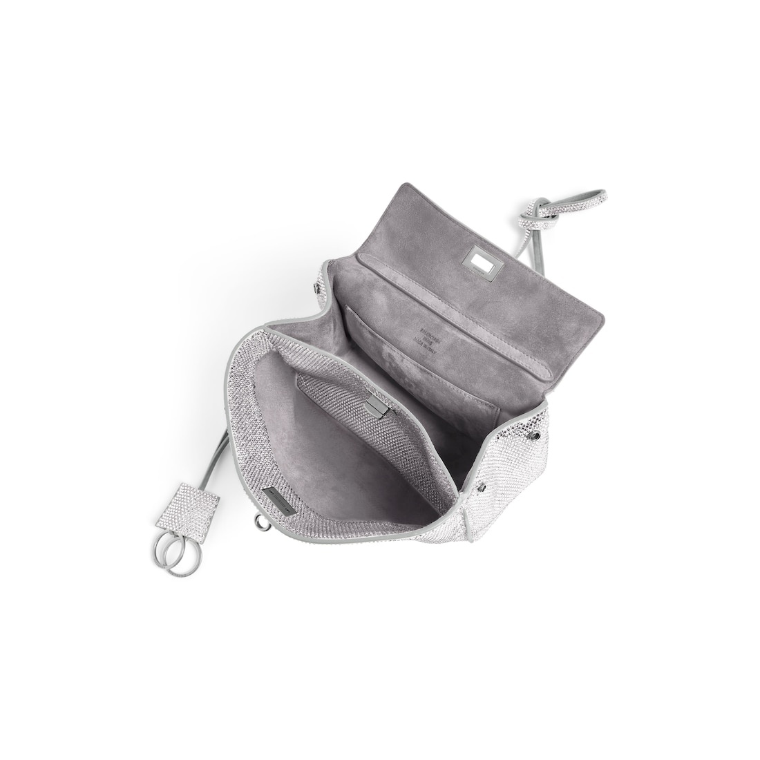 Women's Rodeo Mini Handbag With Rhinestones  in Smoke Grey - 4