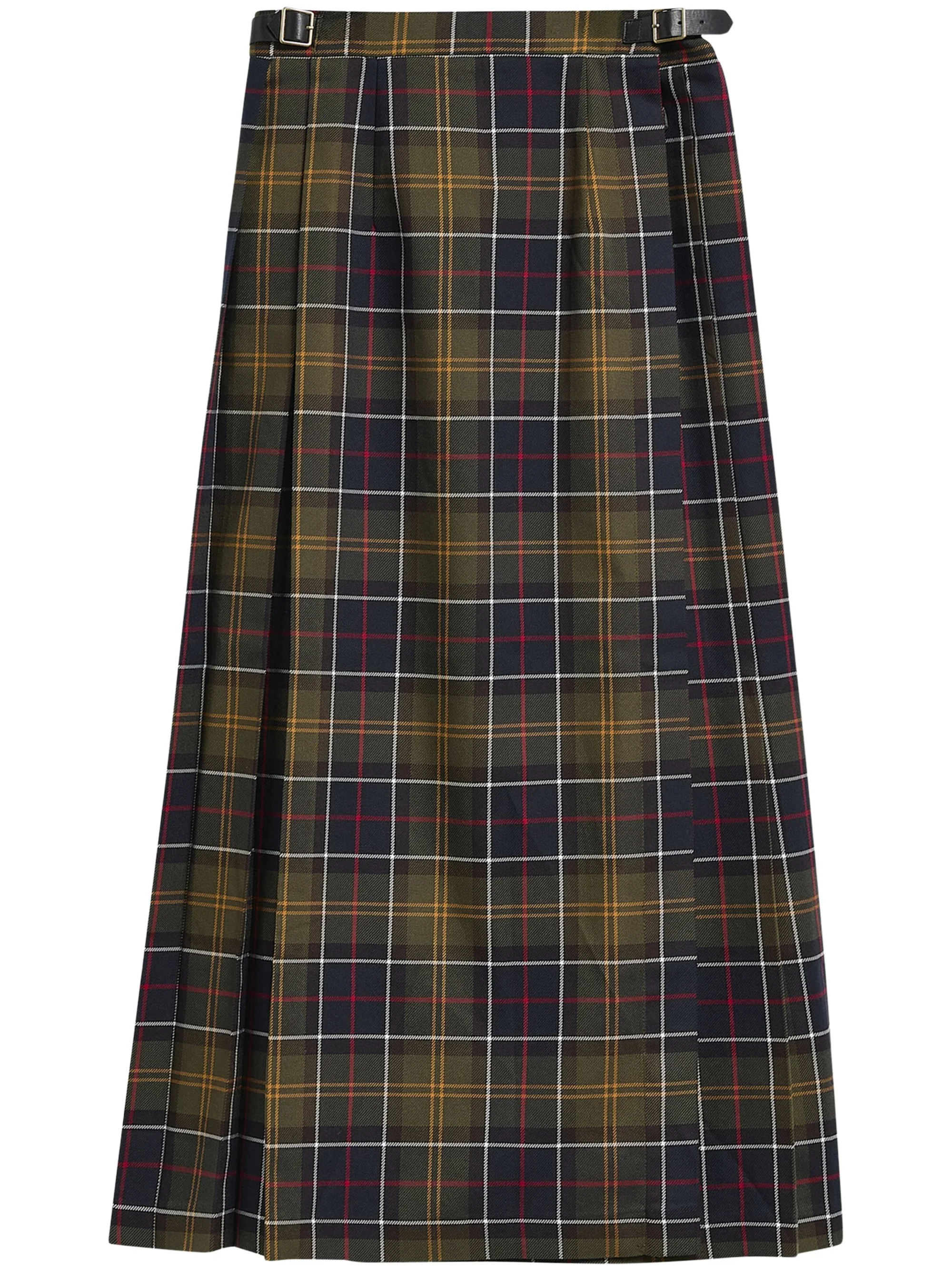 Irene Tartan Midi Skirt - 1