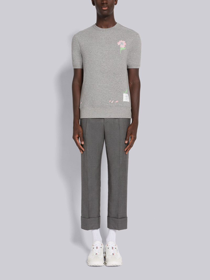 COTTON MILANO PRINTED PETAL SHORT SLEEVE SWEATSHIRT 4