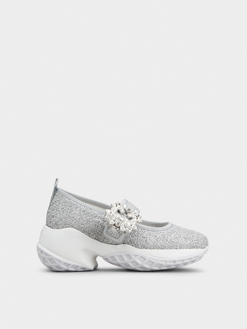 Viv' Run Babies Sneakers in lurex 1
