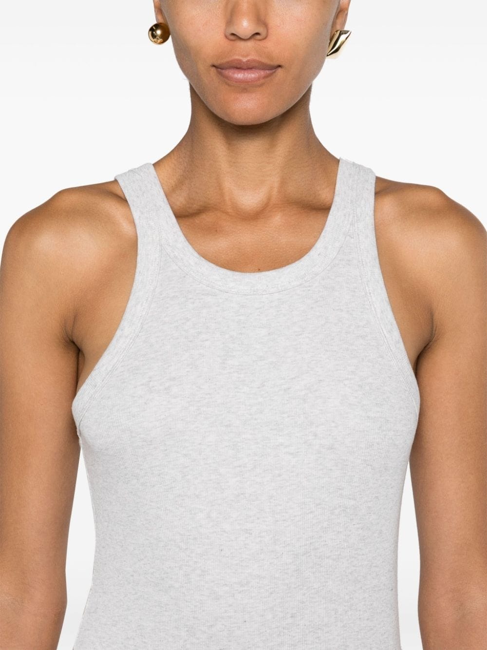 ribbed cotton tank top - 5