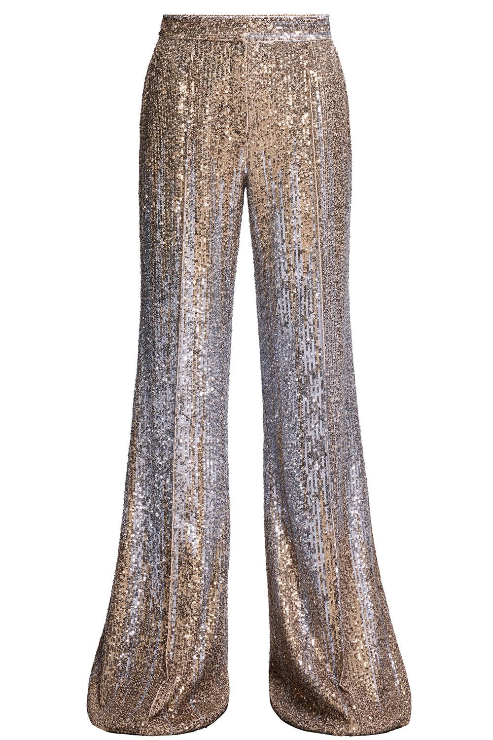 パンツ ELIE SAAB EMBROIDERED TULLE FLARE TROUSERS Embroidered Tulle Pants – ELIE SAAB