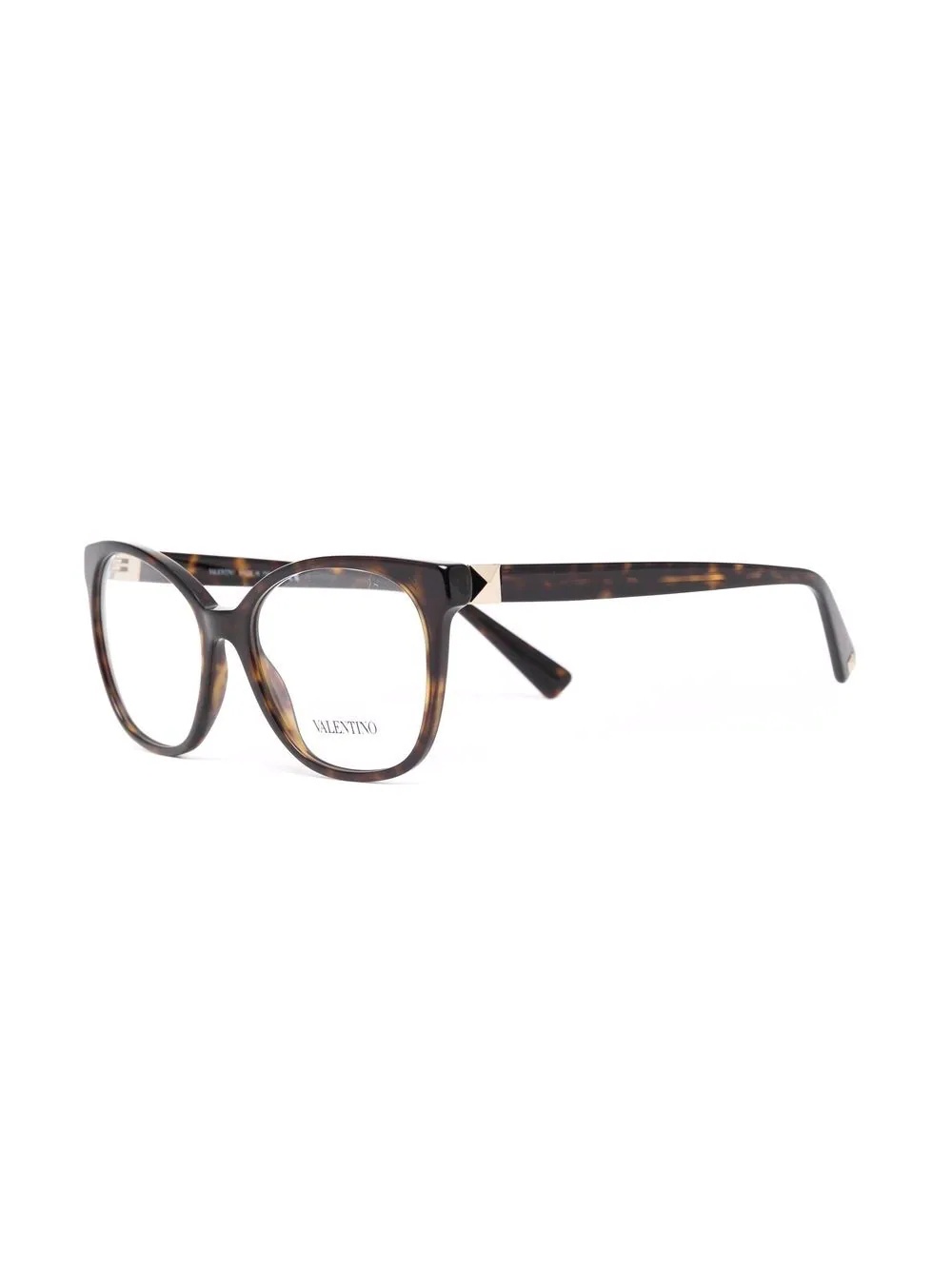 tortoiseshell-effect square-frame glasses - 2