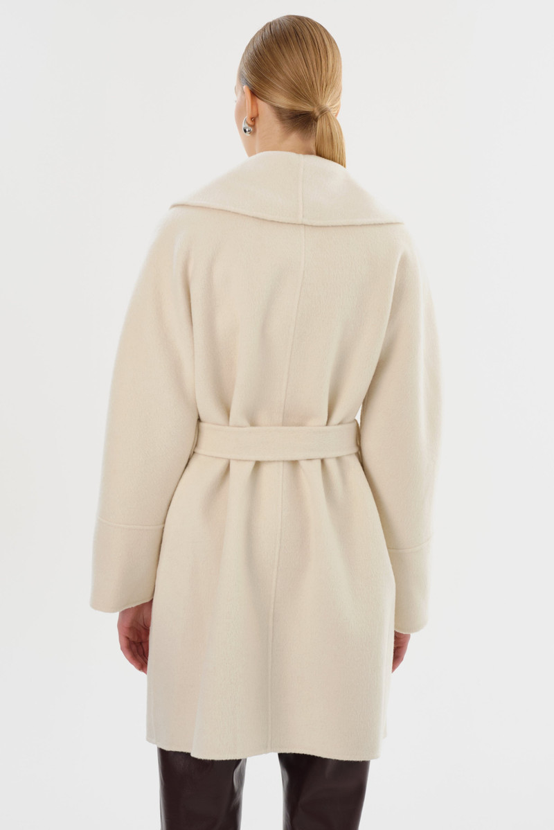 MARIE | Shawl Collar Wool Coat 8