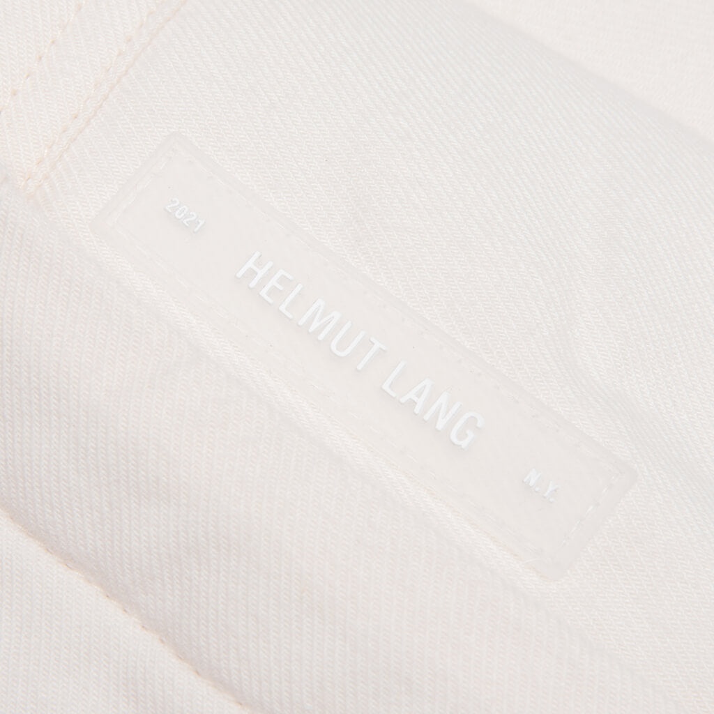 HELMUT LANG FLANNEL SHIRT - WINTER WHITE - 5