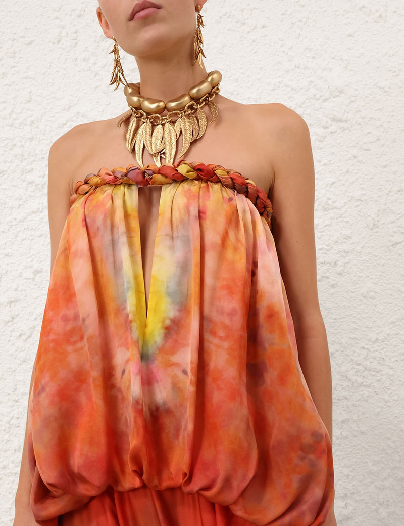 LUNA TWIST BANDEAU GOWN 5