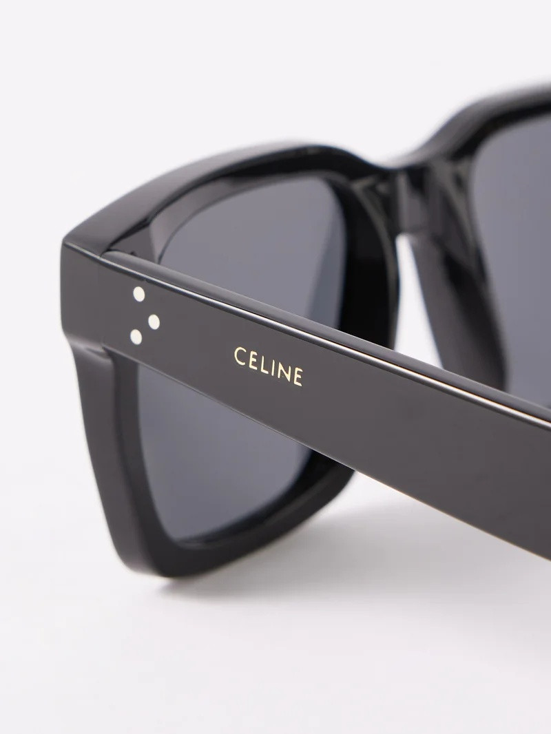 Bold D-frame acetate sunglasses 4