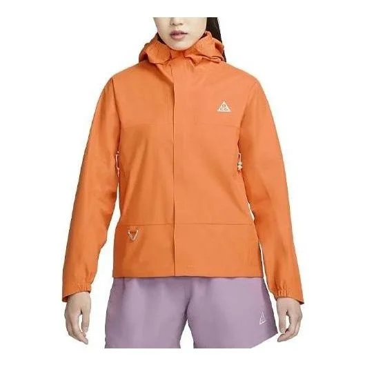 (WMNS) Nike ACG Cascade Rain Storm-FIT Water-Resistant Lightweight Jacket Asia Sizing 'Orange' DV952 - 1
