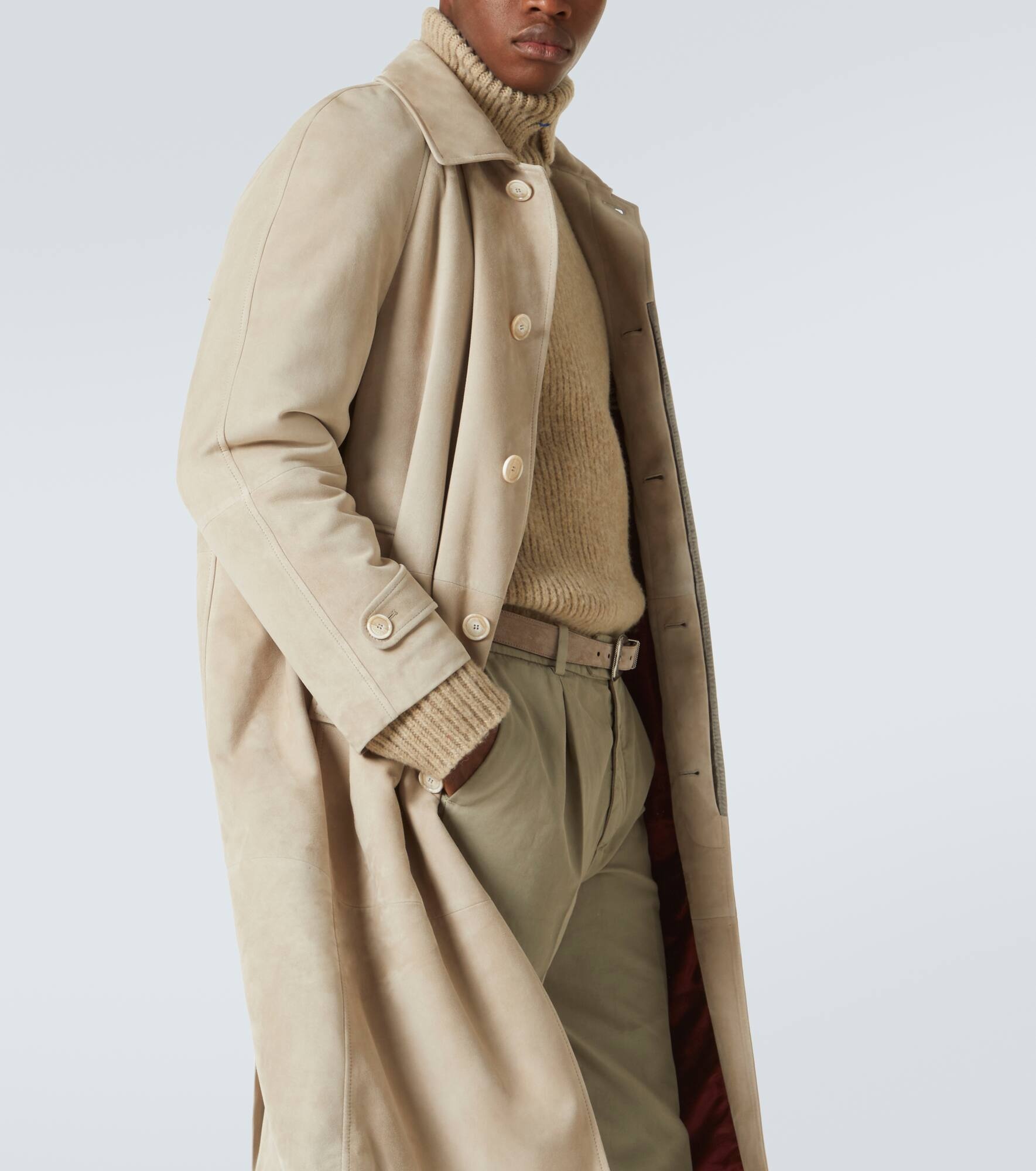 Suede car coat - 5