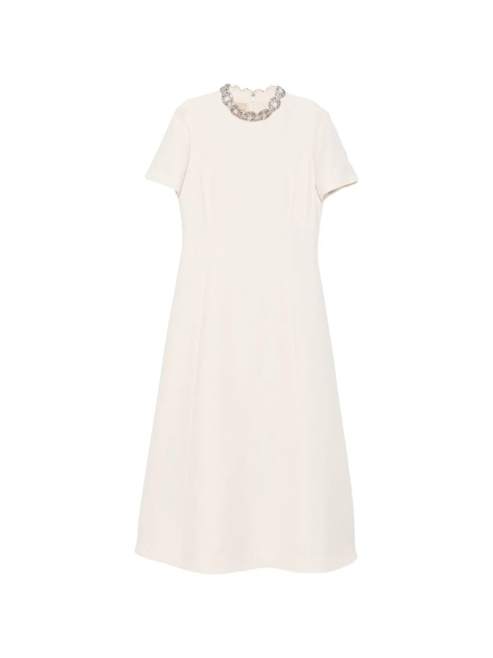 crystal-embellished A-line dress - 1