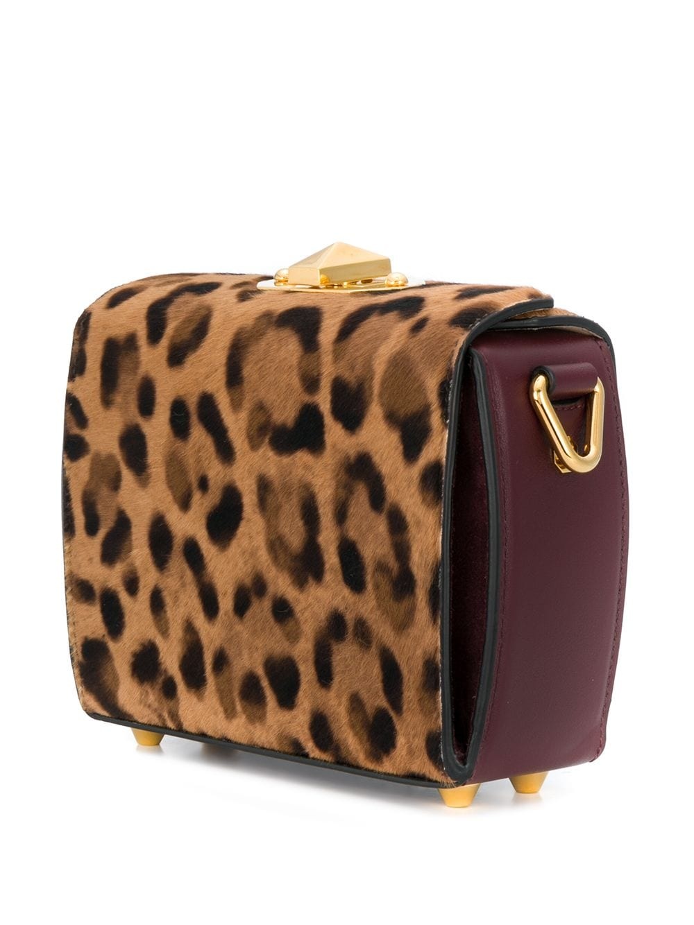 leopard print Box bag - 3