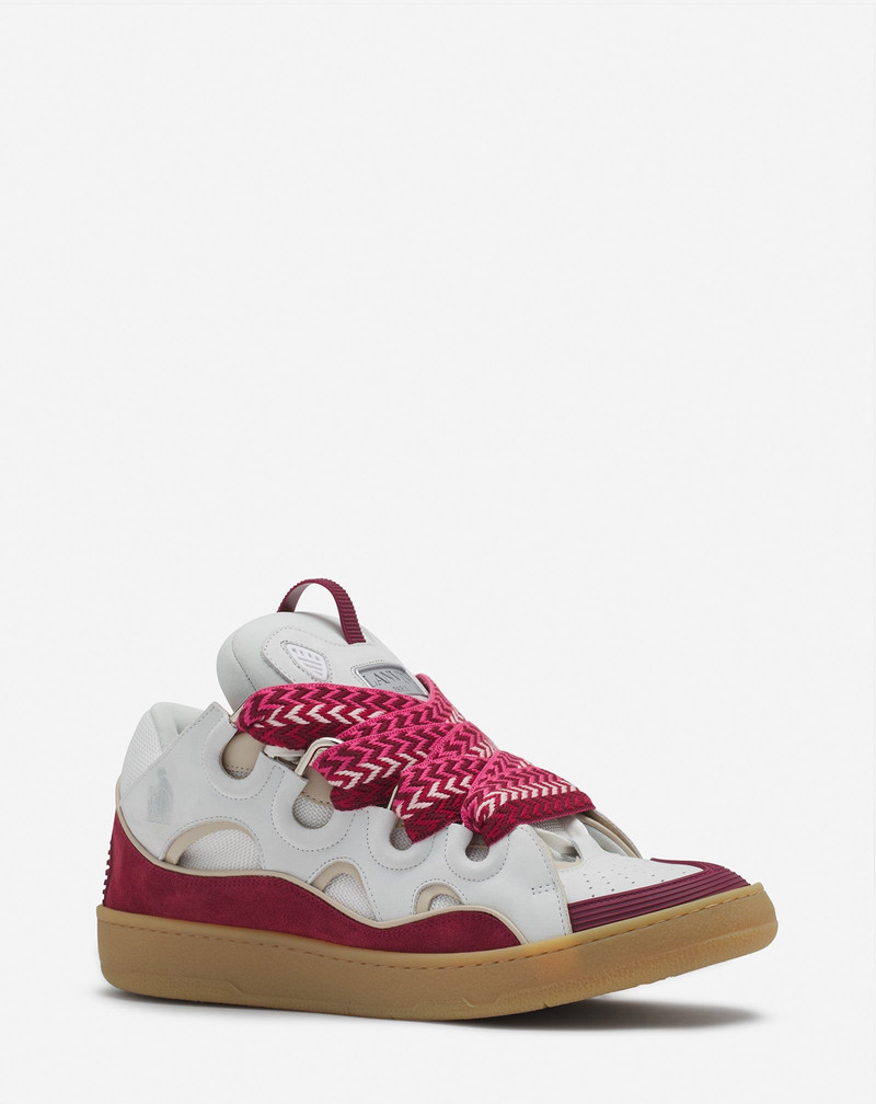 Lanvin CURB LEATHER SNEAKERS outlook