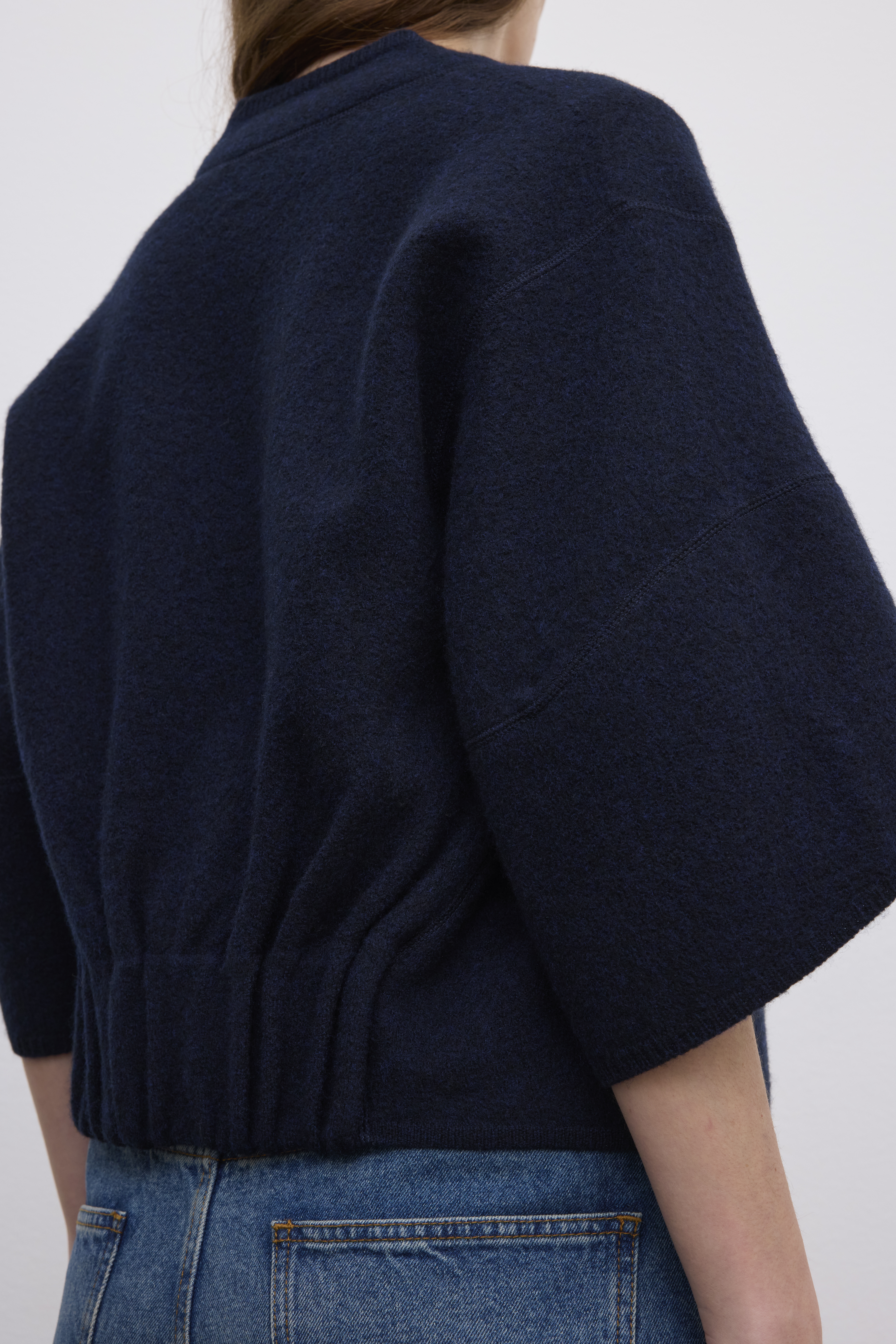 Short wool cardigan - 4