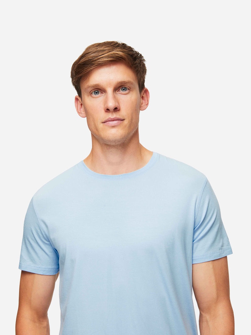 Men's T-Shirt Basel Micro Modal Stretch Sky - 5
