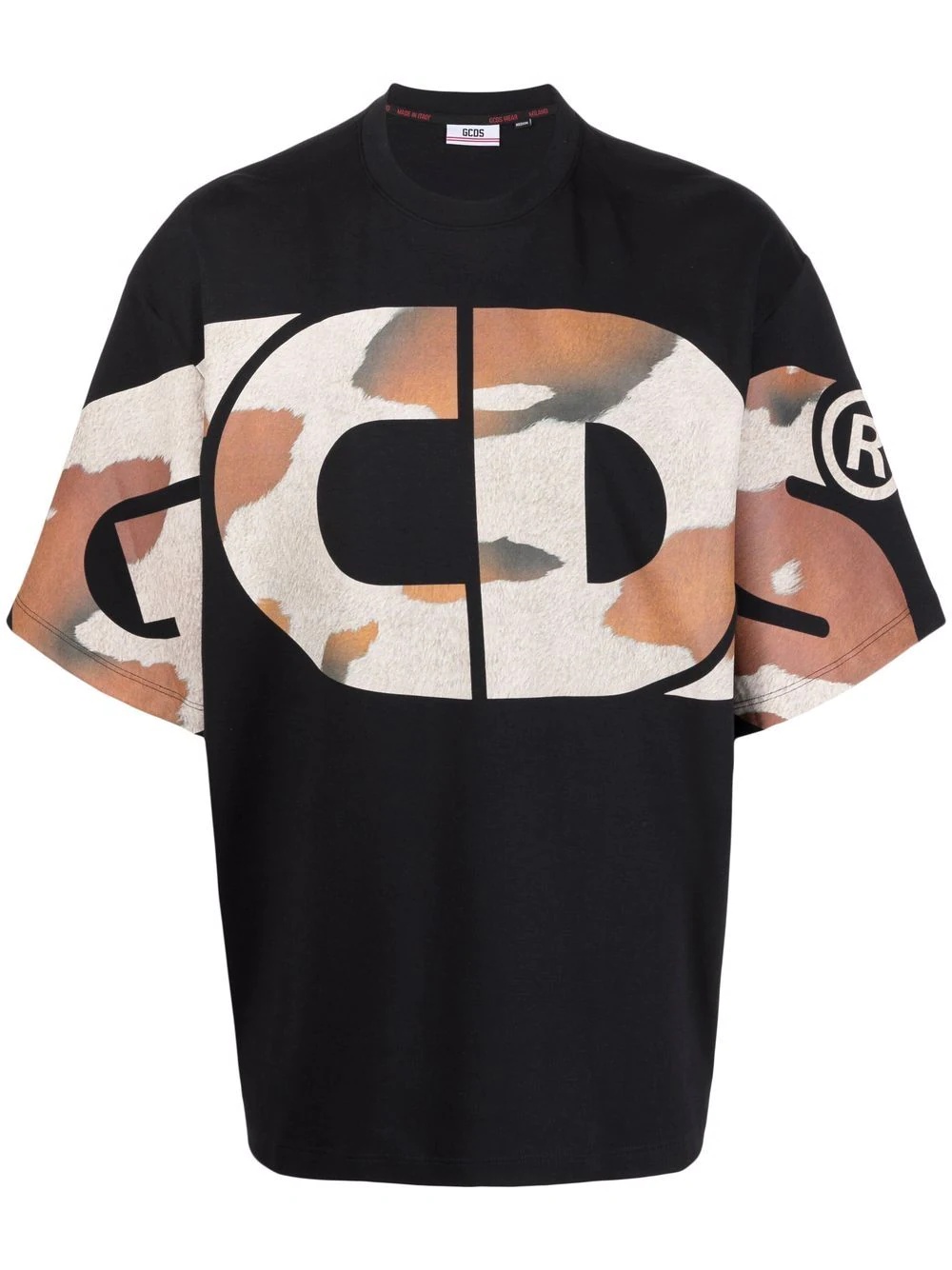 camouflage logo T-shirt - 1