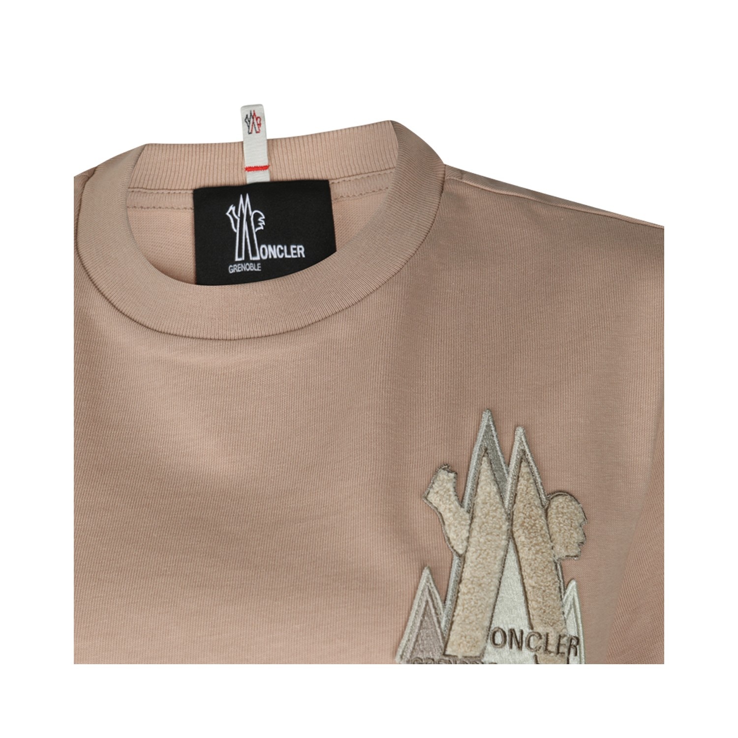 BEIGE COTTON T-SHIRT - 3