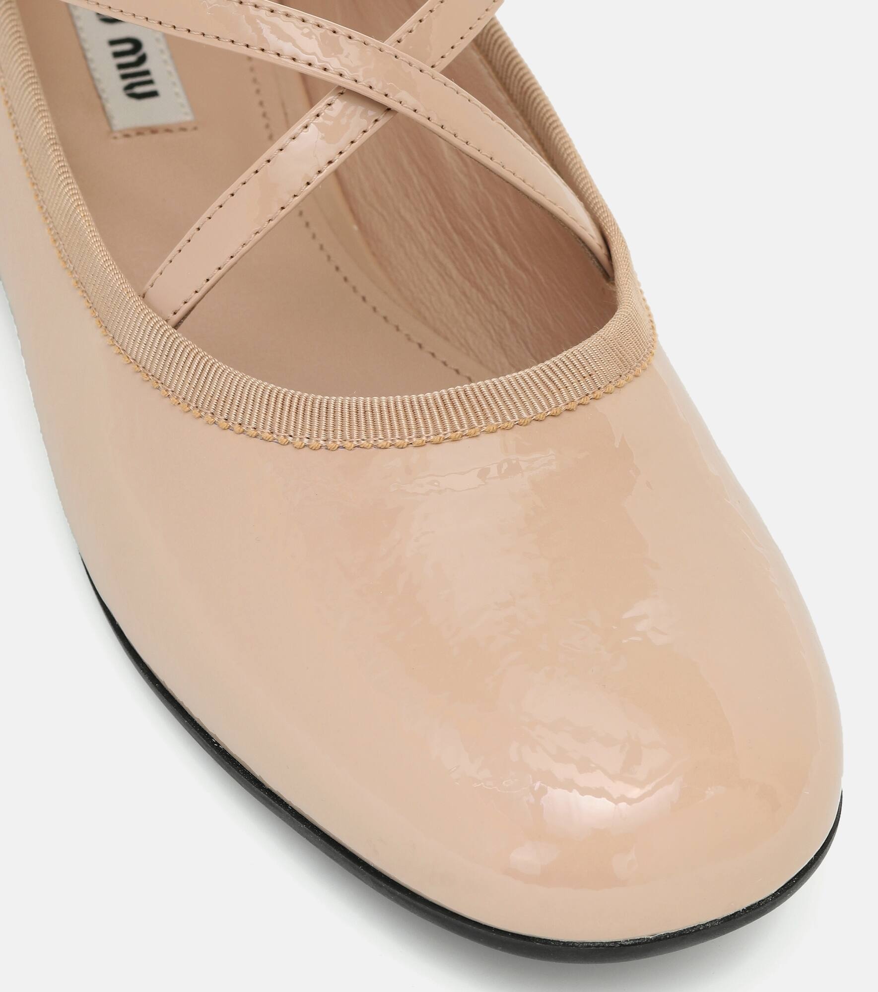 Patent leather ballet flats - 6