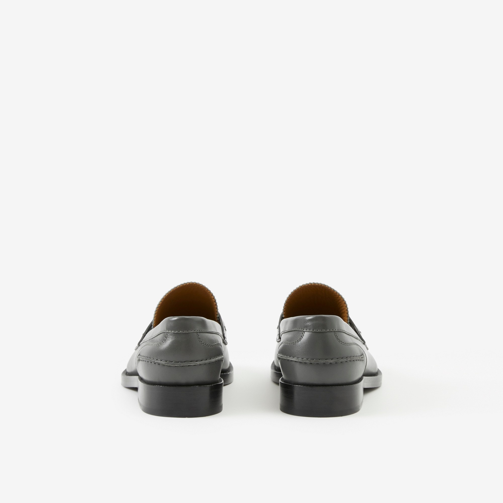 Monogram Motif Leather Loafers - 3