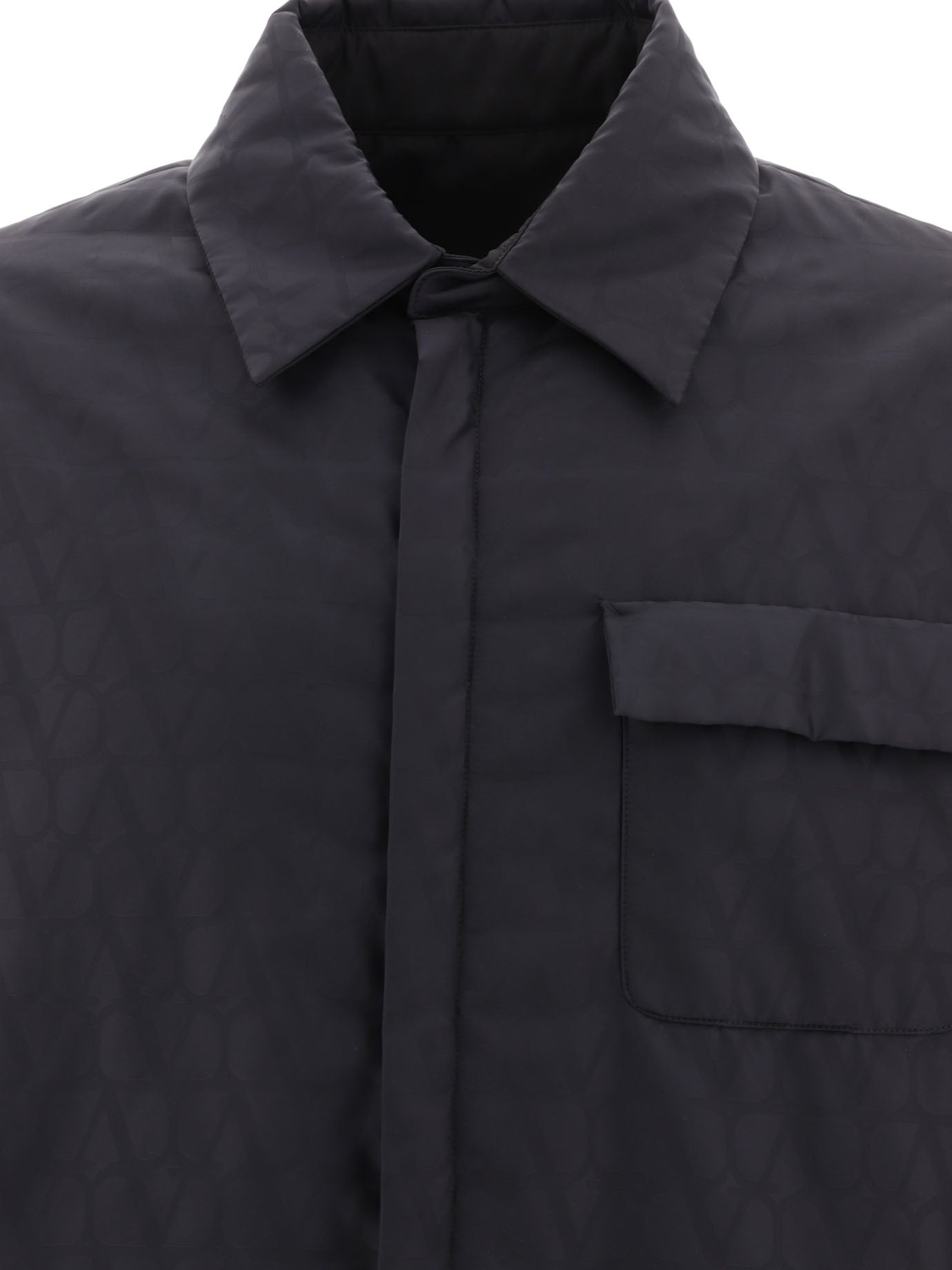 【関税込み】VALENTINO 'TOILE ICONOGRAPHE' REVERSIBLE JACKET Valentino Toile Iconographe Reversible Jacket In Black