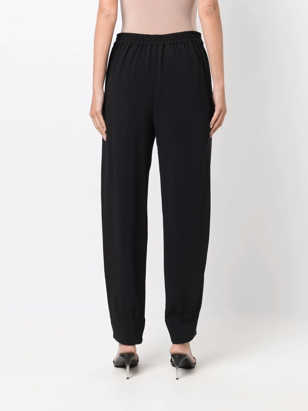 contrast-stitch trousers - 4