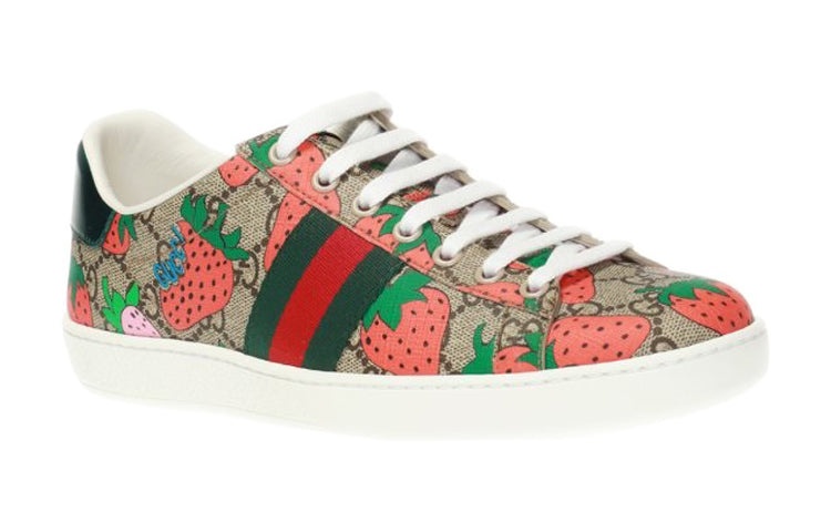 (WMNS) Gucci Ace 'Strawberry Beige' 433900-G2210-8960 - 2