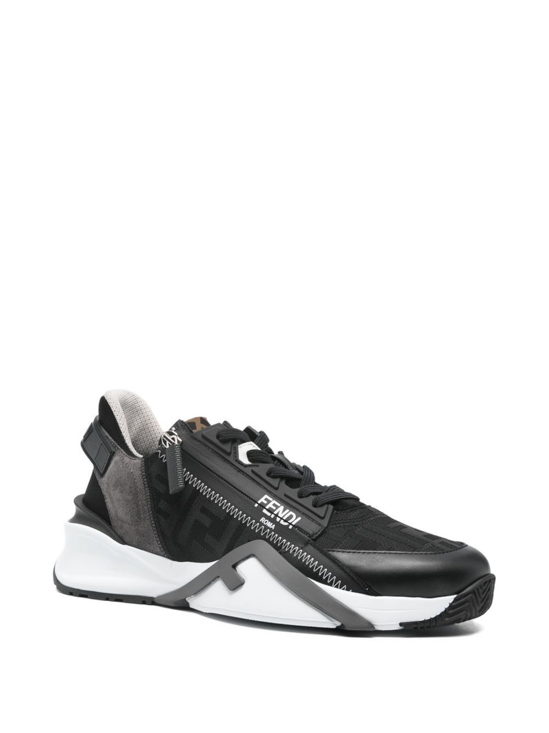 FENDI lace-up logo sneakers outlook