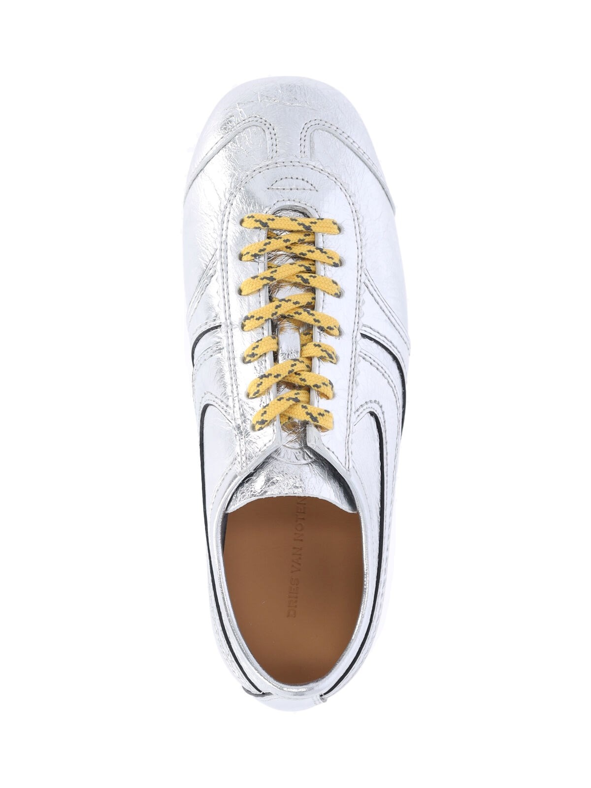 METALLIC LEATHER SNEAKERS - 5