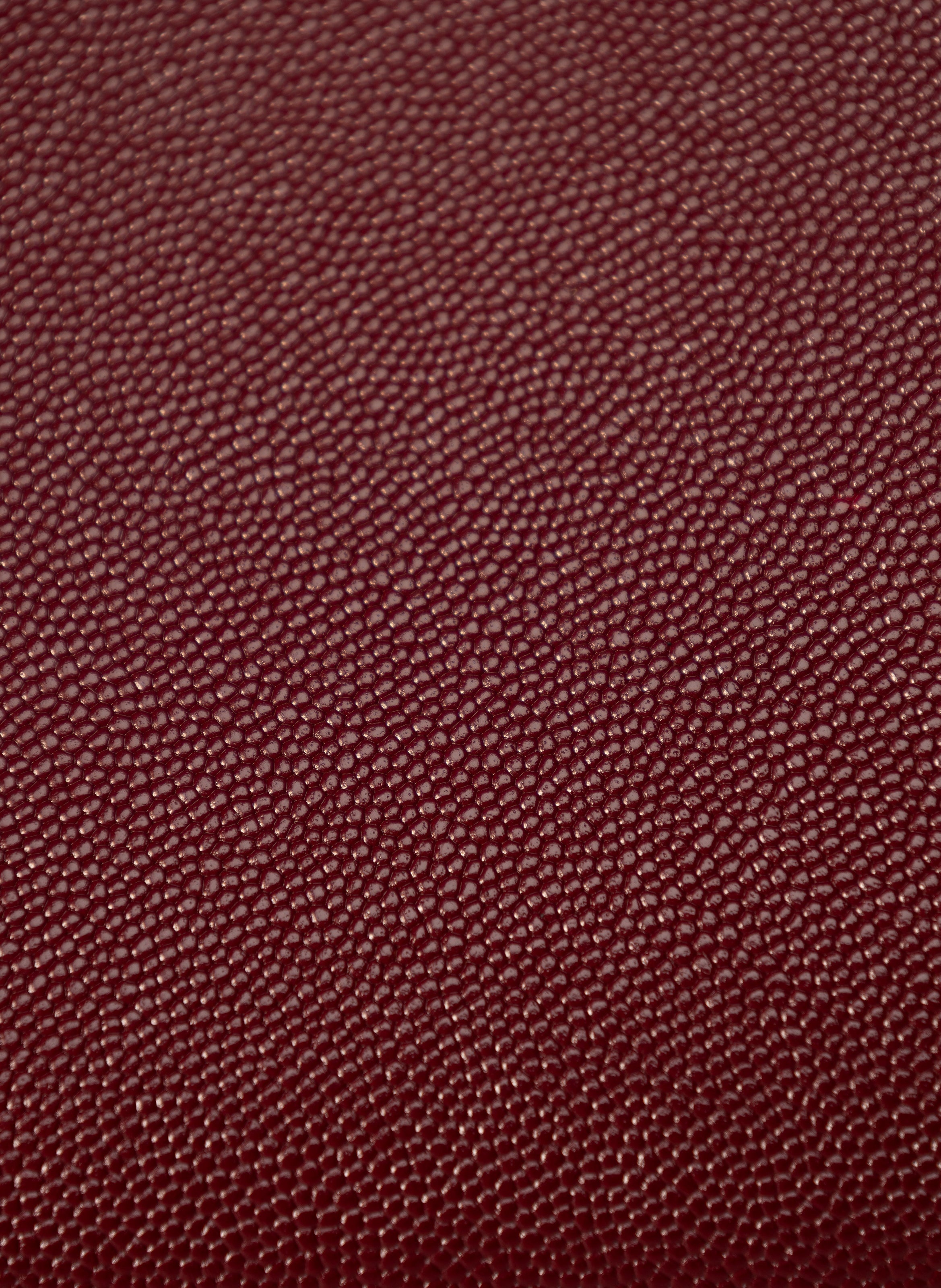 Boomerang Caviar Leather Burgundy - 6