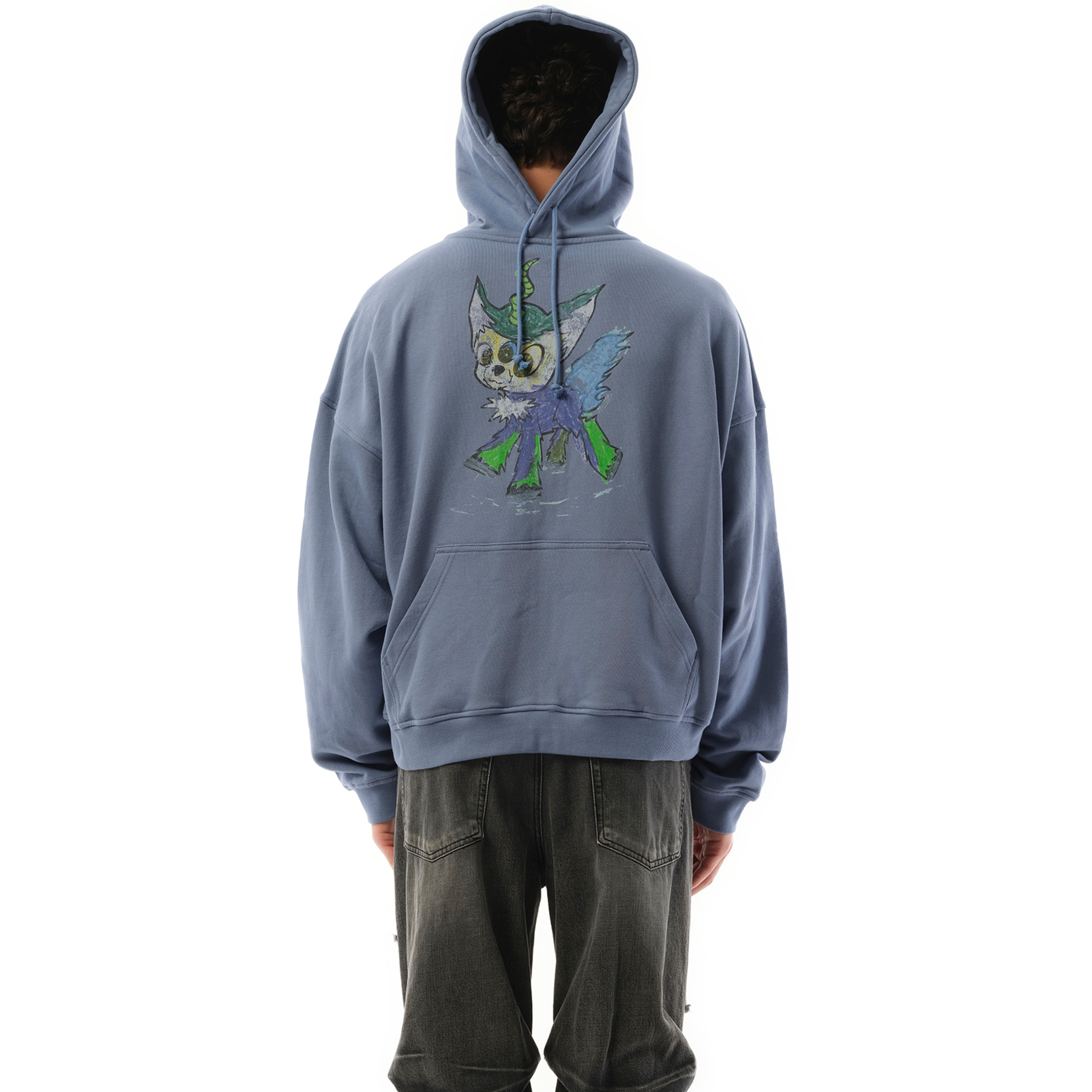 Twin All Around Hoodie Zip-Up in Sky - 6