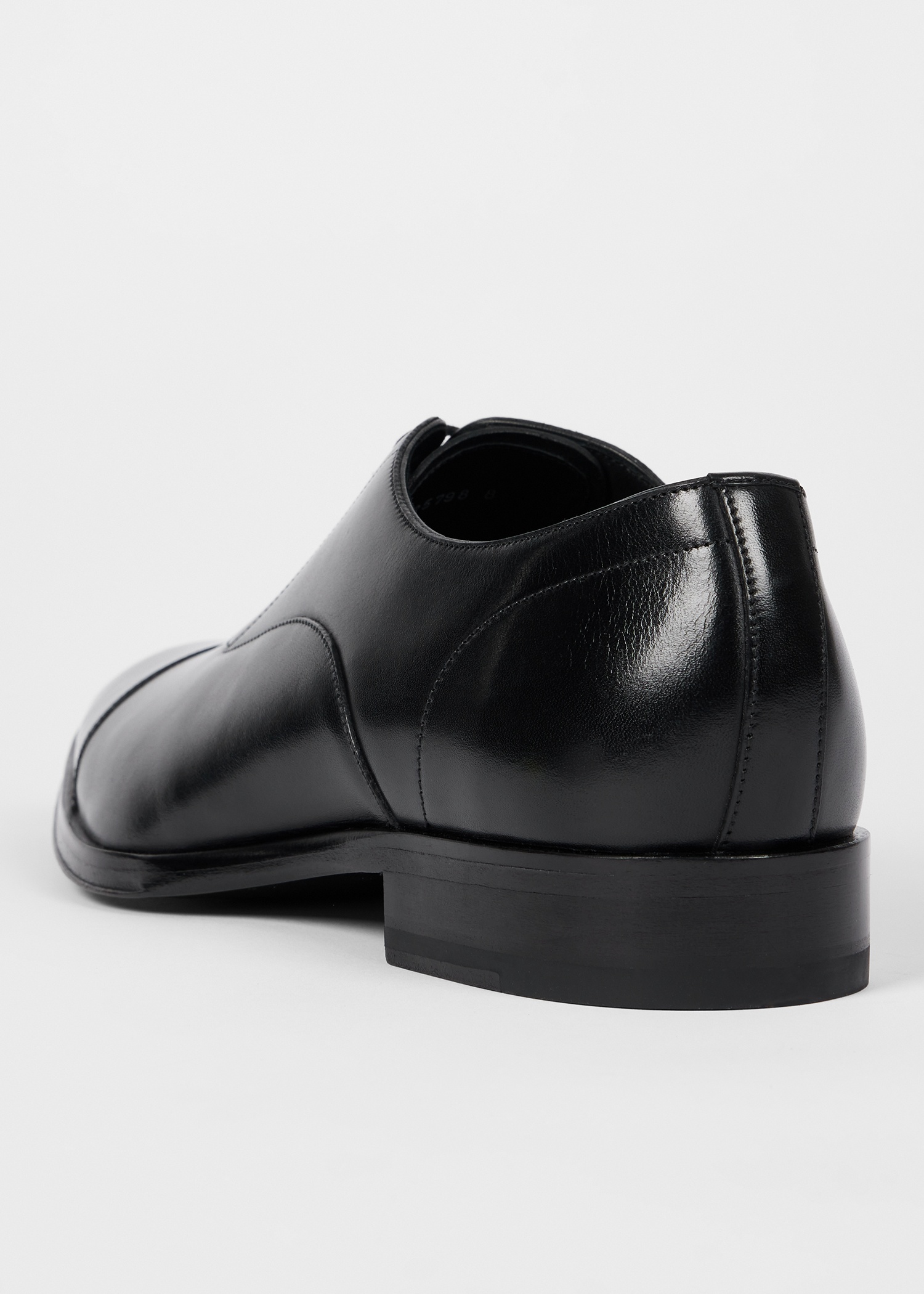 Black Leather 'Portman' Shoes - 3