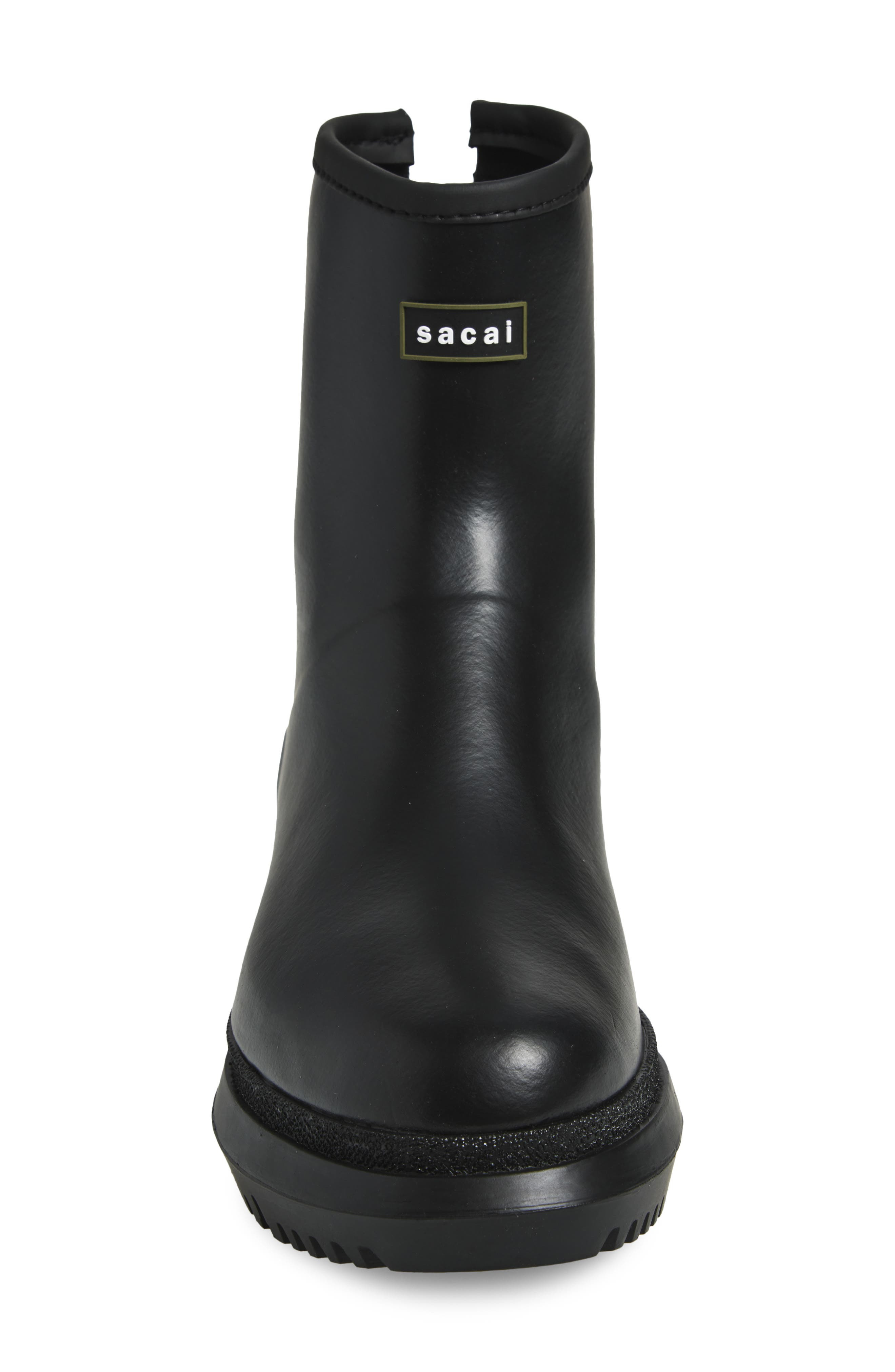 Sacai Rubber Waterproof Rain Boot in Black at Nordstrom - 4