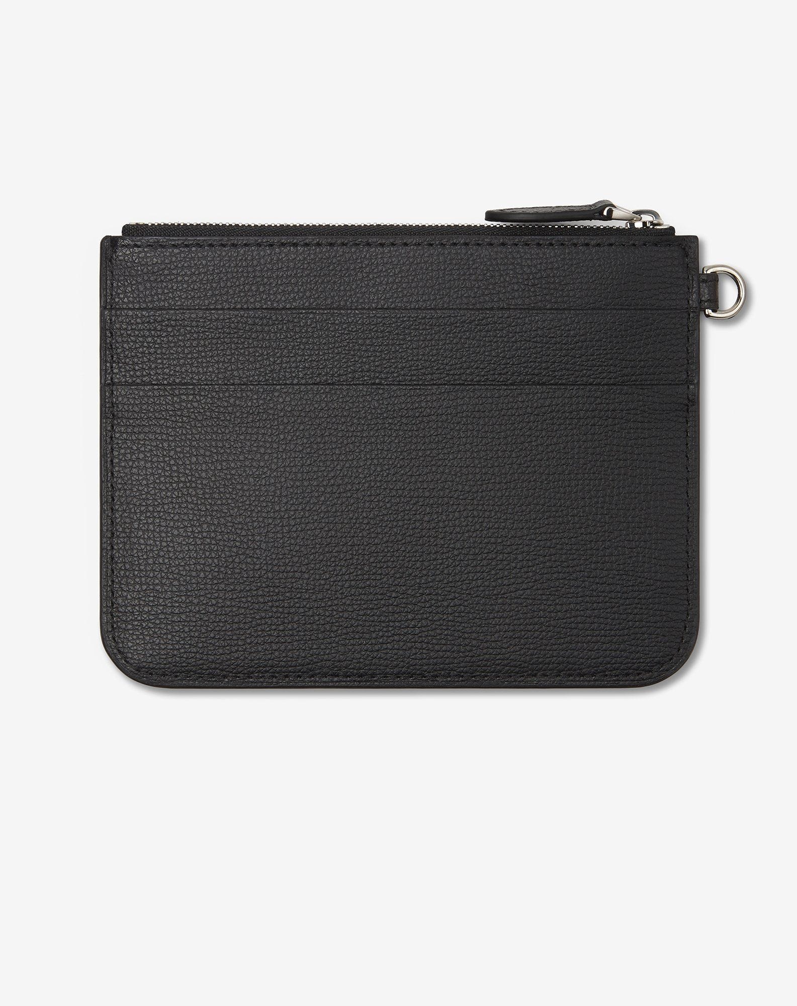 Coin purse and black leather credit card holder - 3