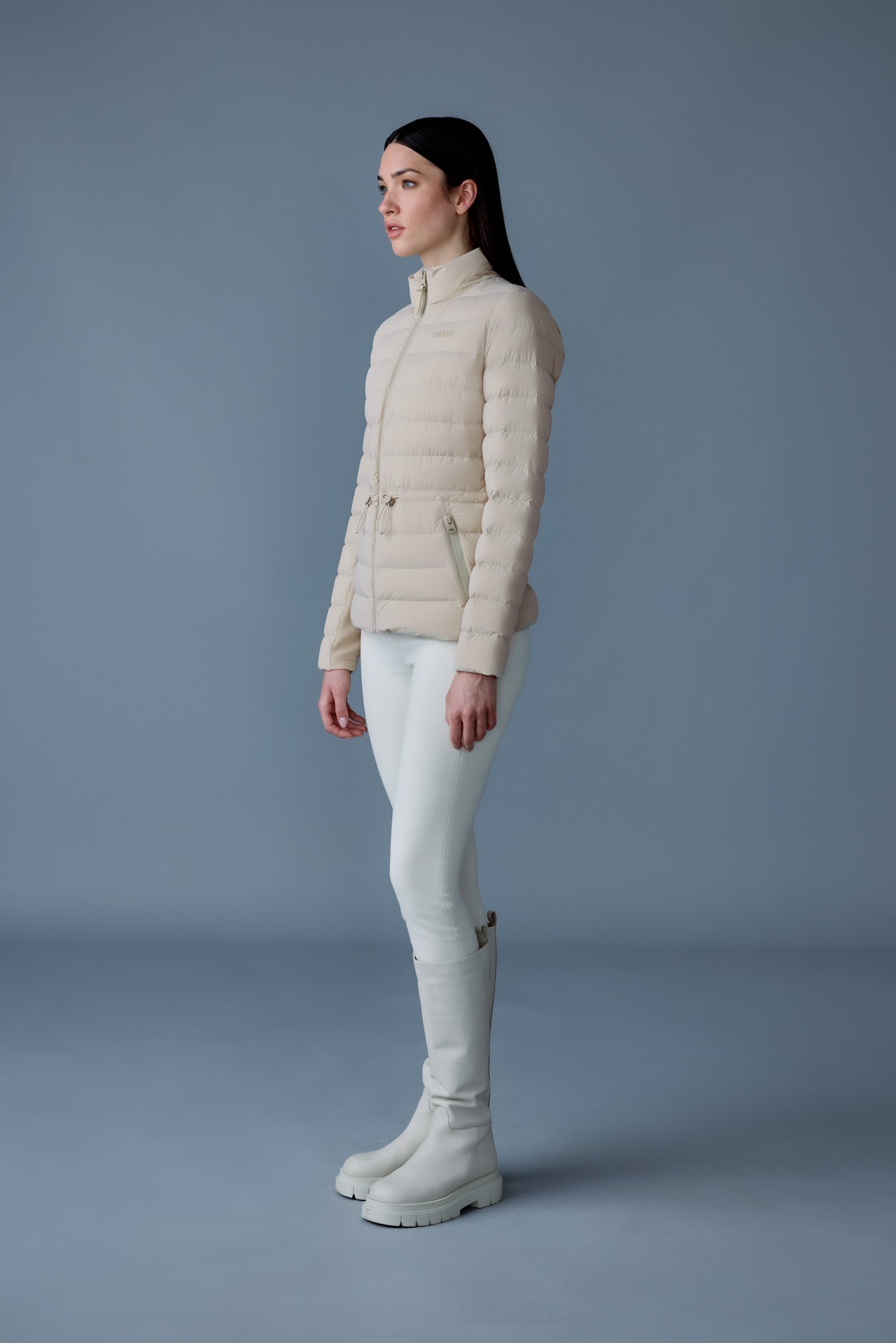 JACEY-CITY Light down jacket with stand collar - 3